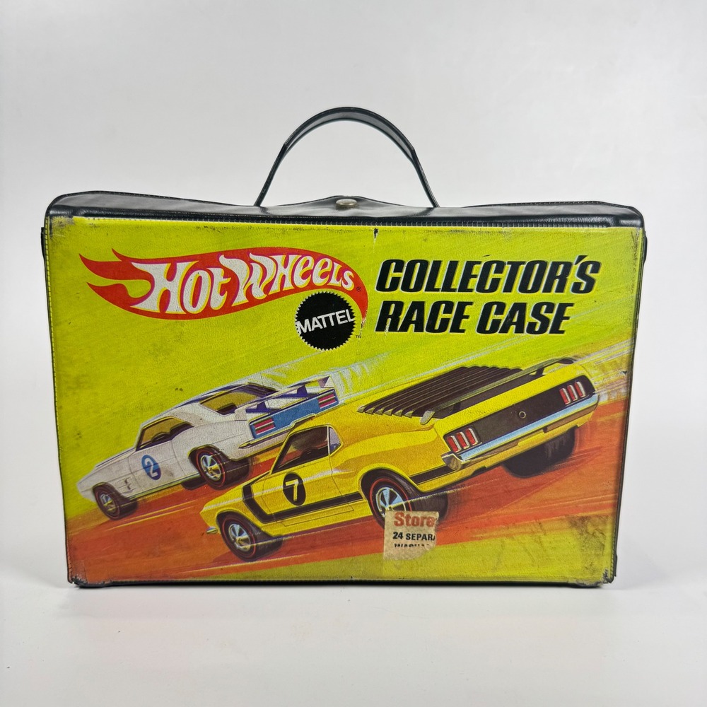 Vintage 1969 Hot Wheels Collector's Race Case Carry Case w/ Tray Mattel USA